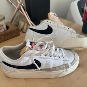 Nike White and Black Athletic Shoes